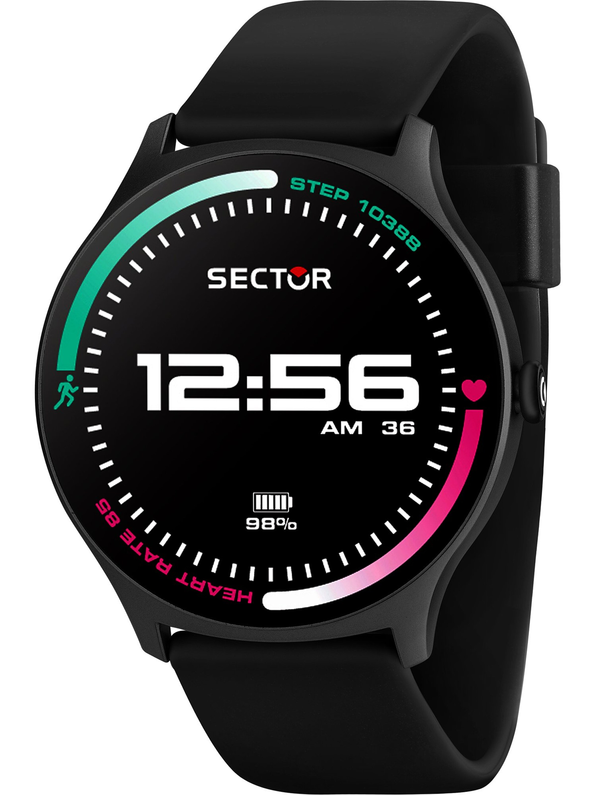 SECTOR Цифровые часы в черном цвете
SECTOR Цифровые часы в черном цвете