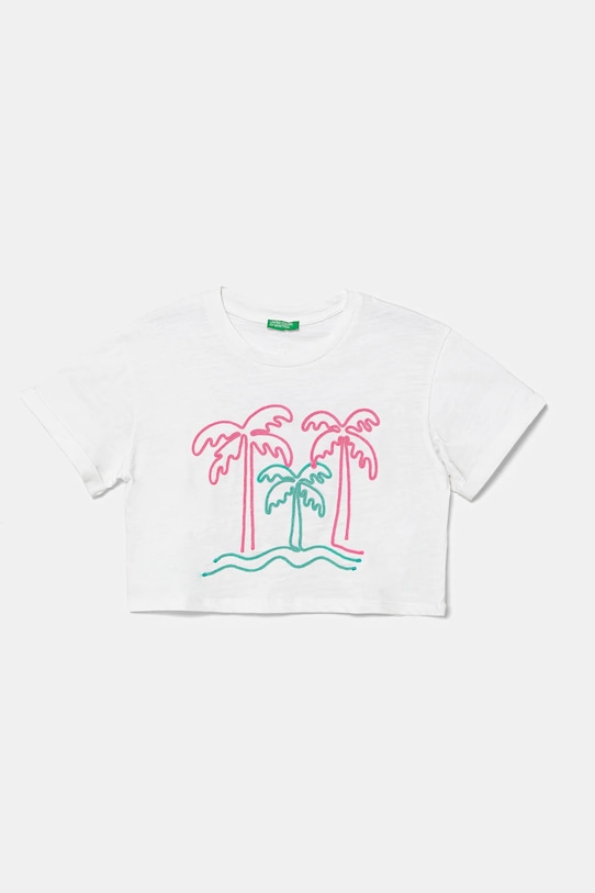 Детская хлопковая футболка United Colors Of Benetton, белый
Детская хлопковая футболка United Colors Of Benetton, белый