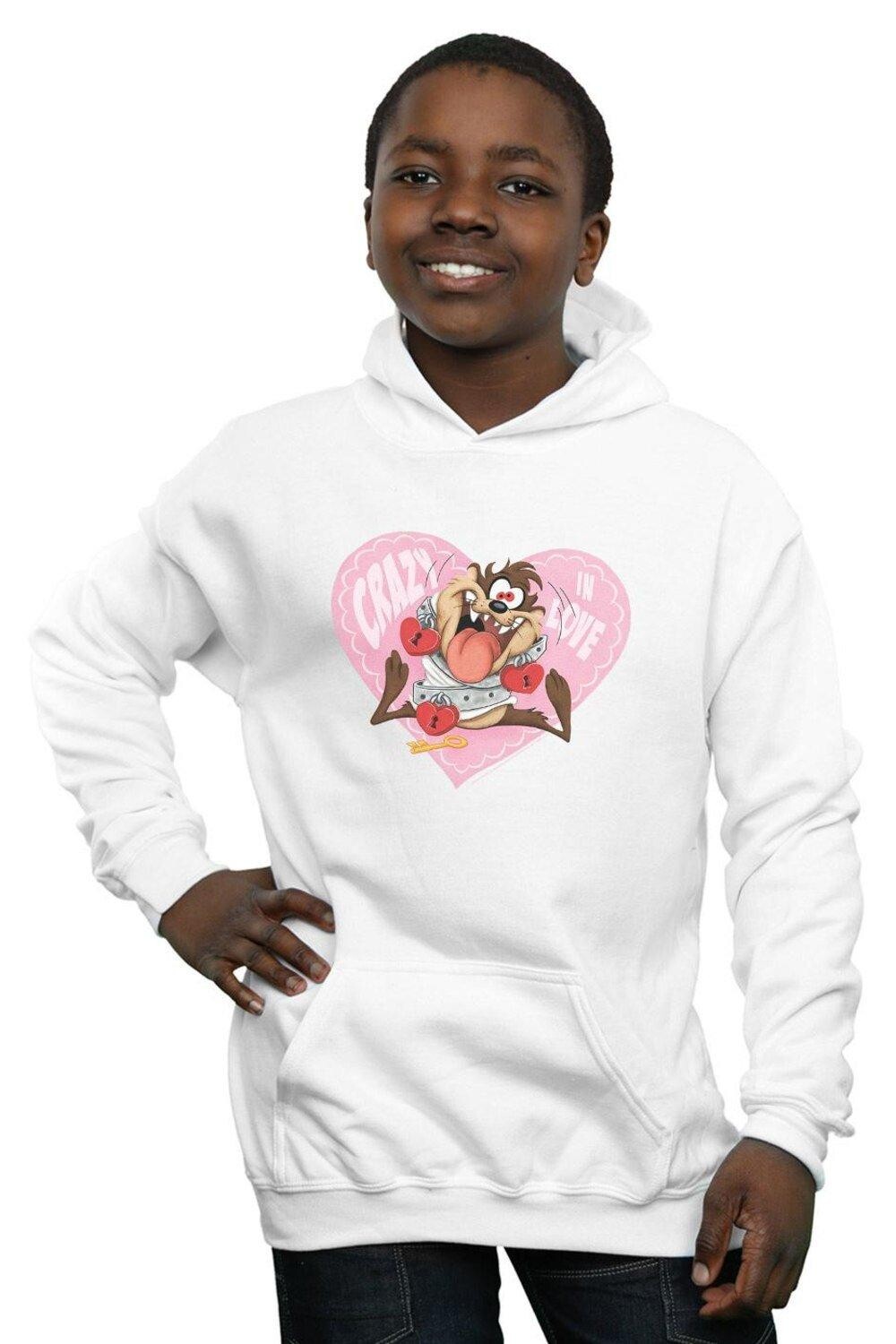 Толстовка Taz «Crazy In Love» ко Дню святого Валентина Looney Tunes, белый
Толстовка Taz «Crazy In Love» ко Дню святого Валентина Looney Tunes, белый