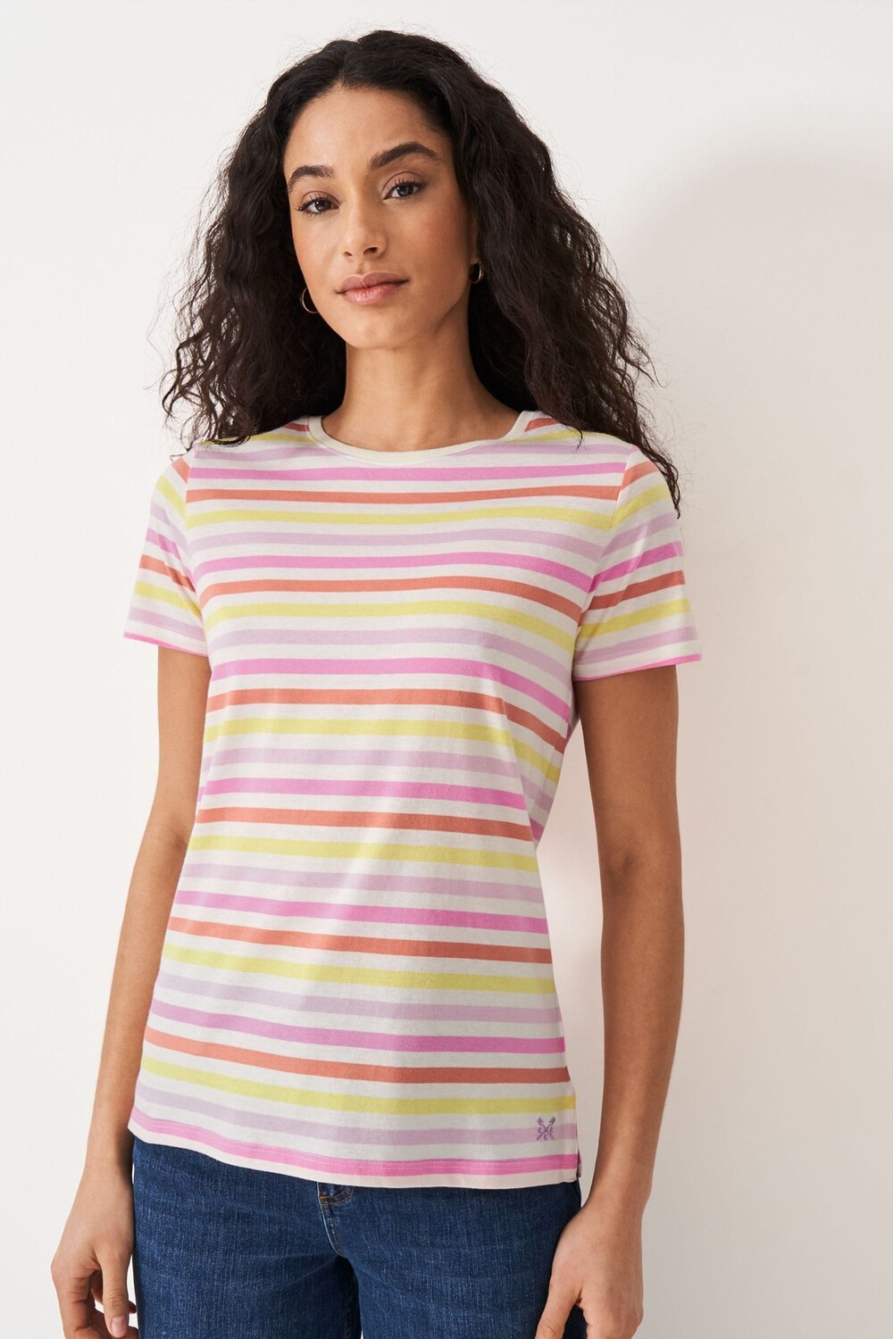 Футболка для экипажа с бретонскими полосками Crew Clothing Company, желтый
Футболка для экипажа с бретонскими полосками Crew Clothing Company, желтый