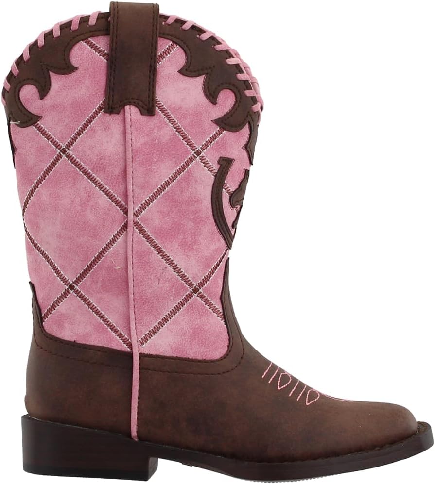 Детские сапоги Roper для девочек с квадратным носком и кружевной отделкой, повседневные, средней высоты- розовые
Детские сапоги Roper для девочек с квадратным носком и кружевной отделкой, повседневные, средней высоты- розовые