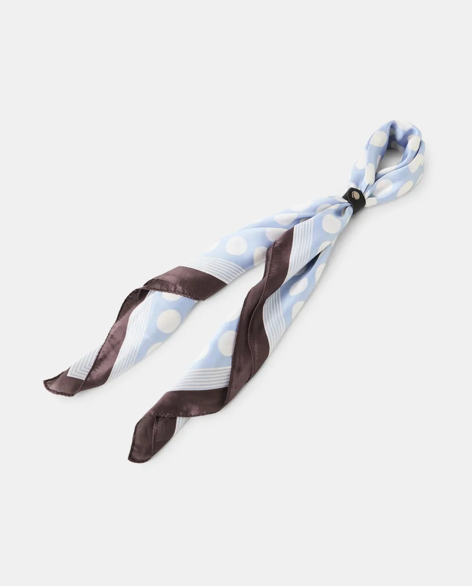 Шарф в горошек Araban, синий 
Шарф в горошек Araban, синий