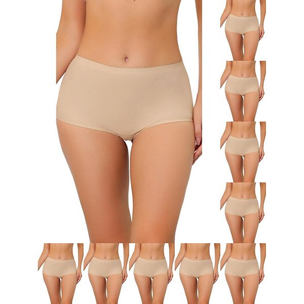 10 пар женских трусов-шорт без швов с пояском средней высоты Inspire Chic, Beige
10 пар женских трусов-шорт без швов с пояском средней высоты Inspire Chic, Beige