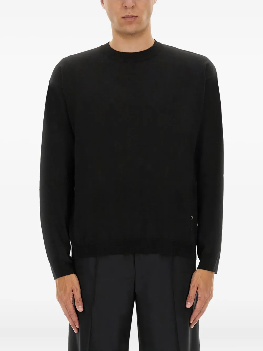 Свитер с вышитым логотипом Moschino, черный
Свитер с вышитым логотипом Moschino, черный