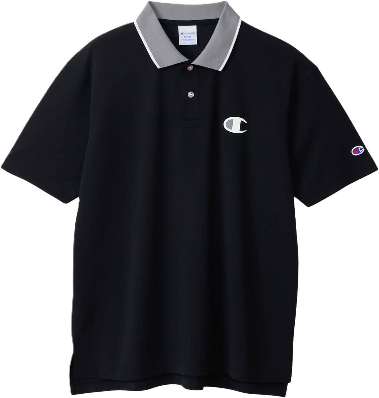 Мужская поло-рубашка Champion с коротким рукавом, защита от УФ-излучения, быстросохнущая, с логотипом, для гольфа, C3-CG301, черный
Мужская поло-рубашка Champion с коротким рукавом, защита от УФ-излучения, быстросохнущая, с логотипом, для гольфа, C3-CG301, черный