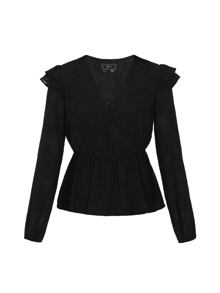 Женская блузка черного цвета faina
Женская блузка черного цвета faina