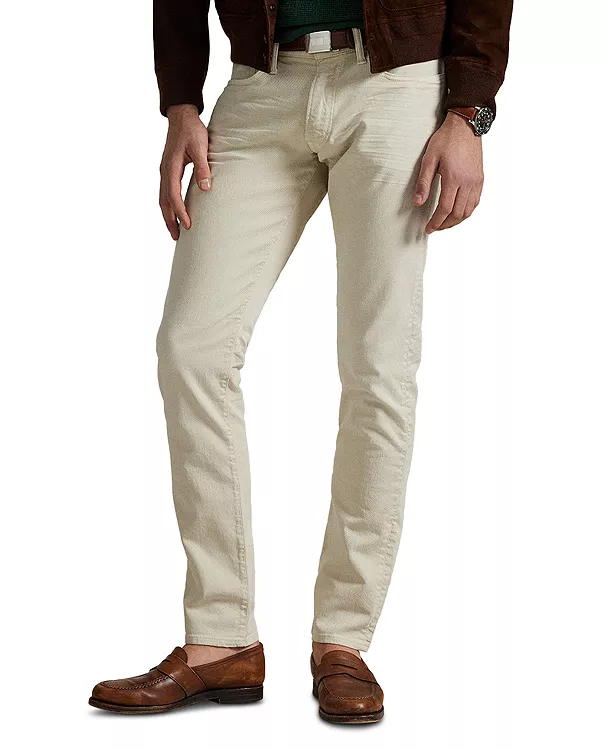 Узкие джинсы из эластичной ткани, окрашенные методом крашения. Polo Ralph Lauren, бежевый
Узкие джинсы из эластичной ткани, окрашенные методом крашения. Polo Ralph Lauren, бежевый