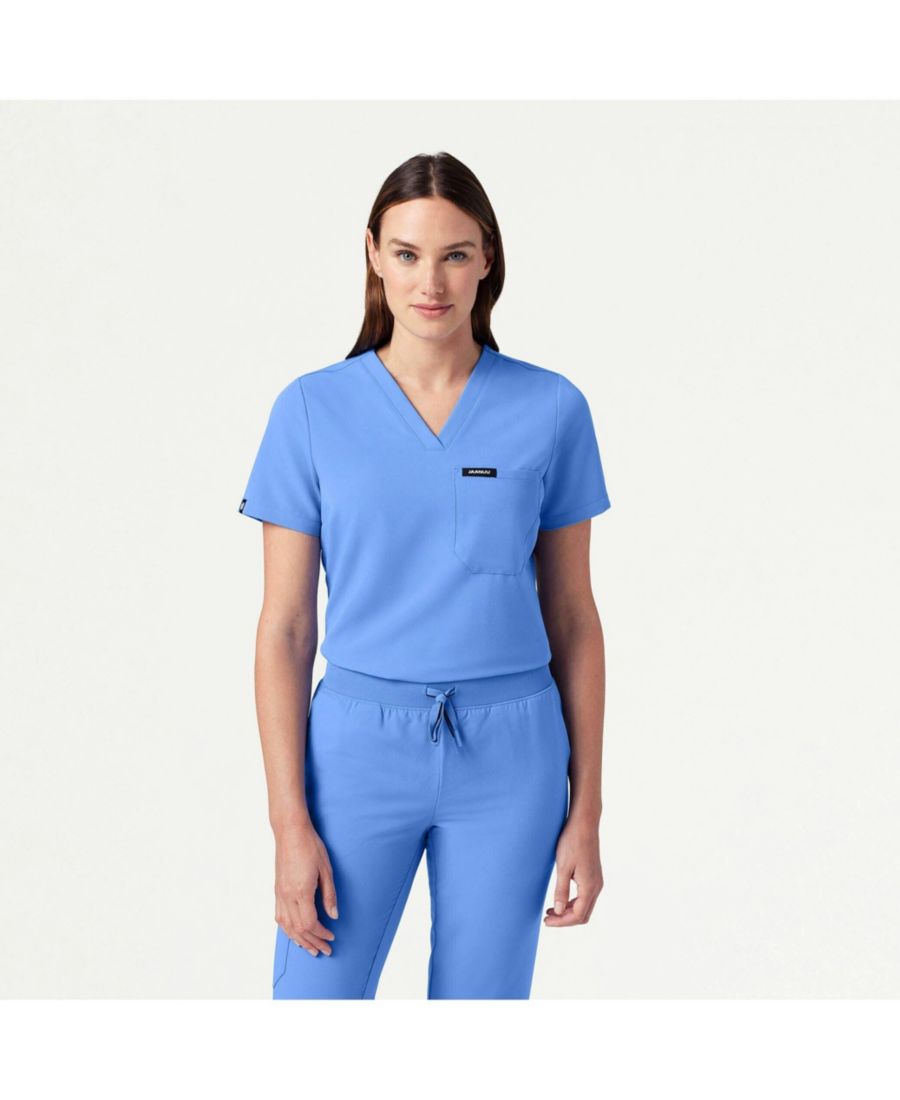 Женская медицинская блузка Rhena с одним карманом, облегающего кроя и V-образным вырезом Jaanuu, Ceil blue
Женская медицинская блузка Rhena с одним карманом, облегающего кроя и V-образным вырезом Jaanuu, Ceil blue