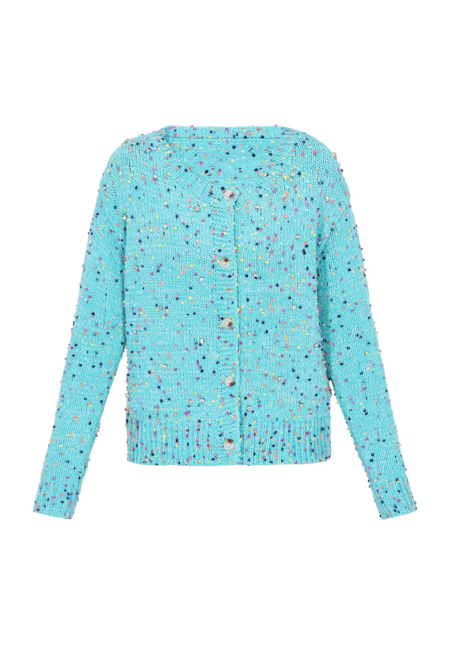 Вязаный кардиган IZIA Knit Cardigan, цвет neon blue
Вязаный кардиган IZIA Knit Cardigan, цвет neon blue