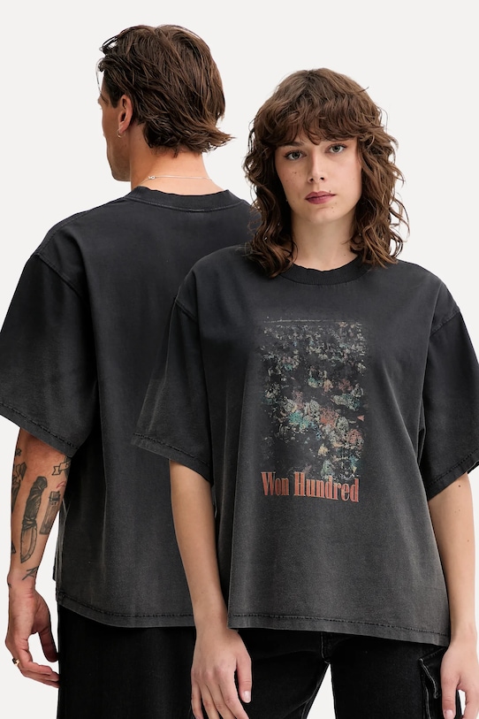 Хлопковая футболка Won Hundred, серый
Хлопковая футболка Won Hundred, серый
