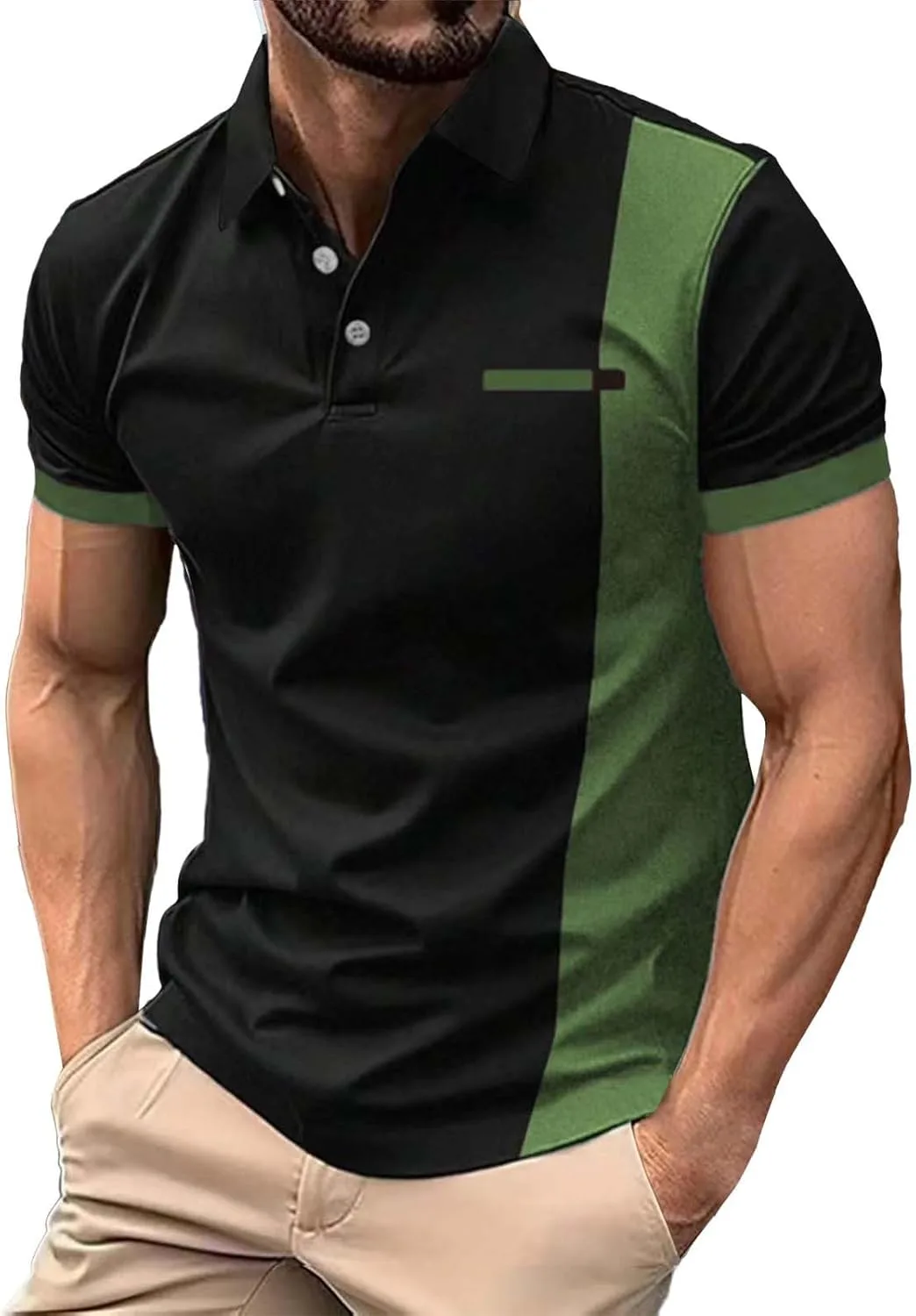 Мужская поло для гольфа с коротким рукавом и цветным принтом xoxingysm
Мужская поло для гольфа с коротким рукавом и цветным принтом xoxingysm