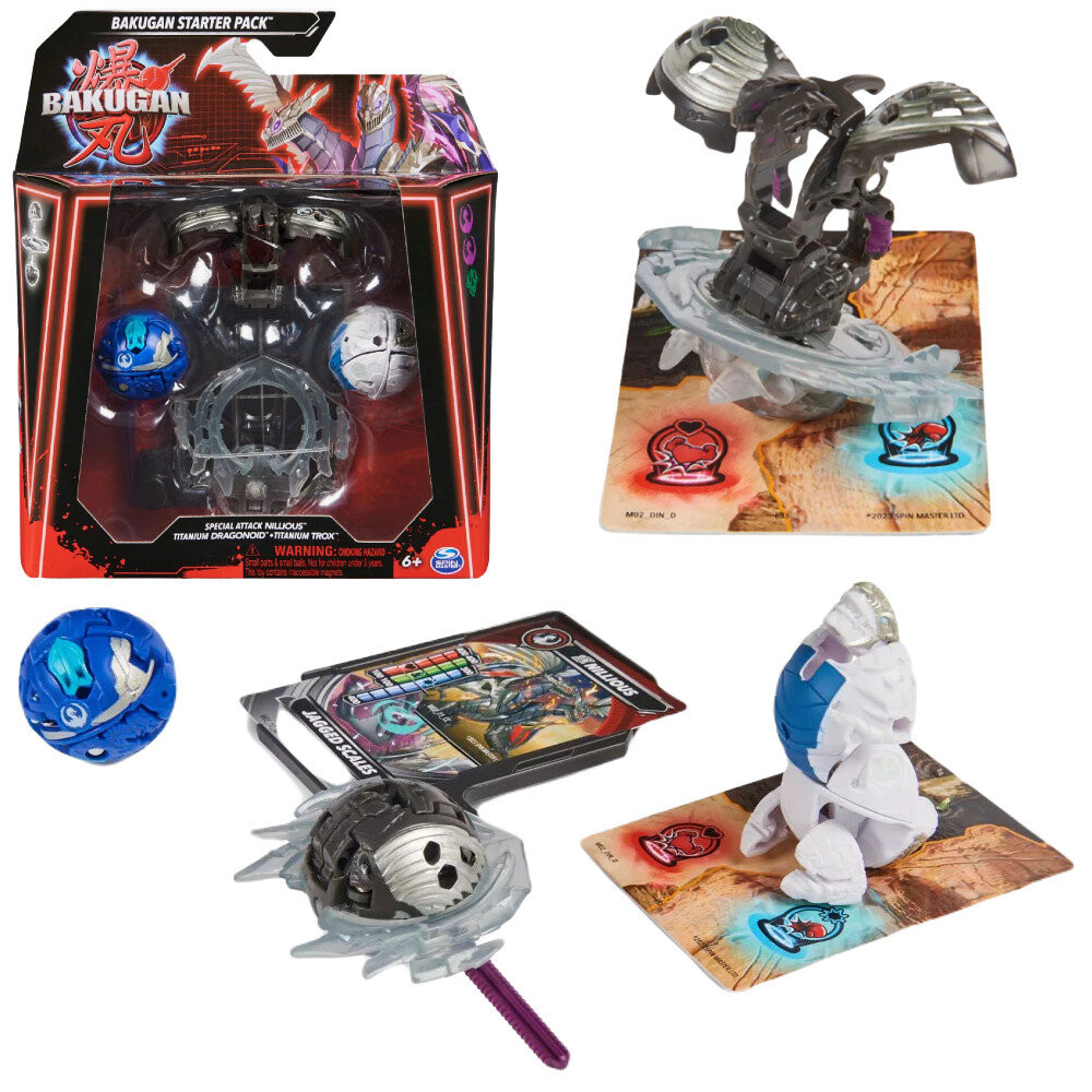 Стартовый набор фигурок Spin Master Bakugan Nillious 20142185
Стартовый набор фигурок Spin Master Bakugan Nillious 20142185