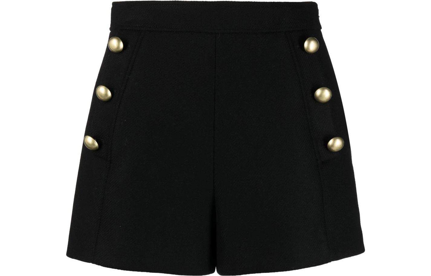 Футболка с пуговицами Облегающие шорты MOSCHINO, черный
Футболка с пуговицами Облегающие шорты MOSCHINO, черный