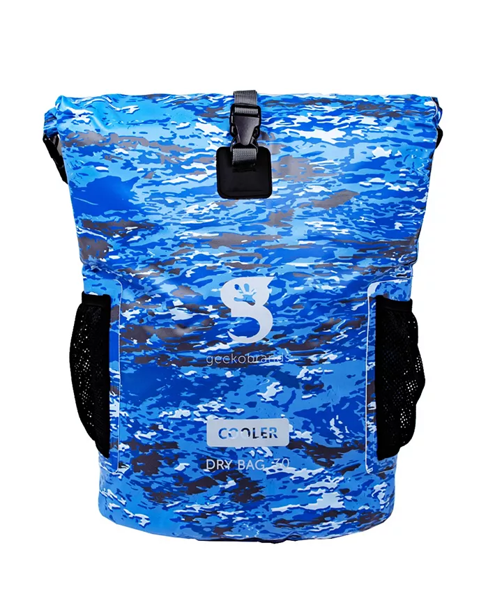 Рюкзак-сумка холодильник Dry Bag Cooler Geckobrands, синий 
Рюкзак-сумка холодильник Dry Bag Cooler Geckobrands, синий