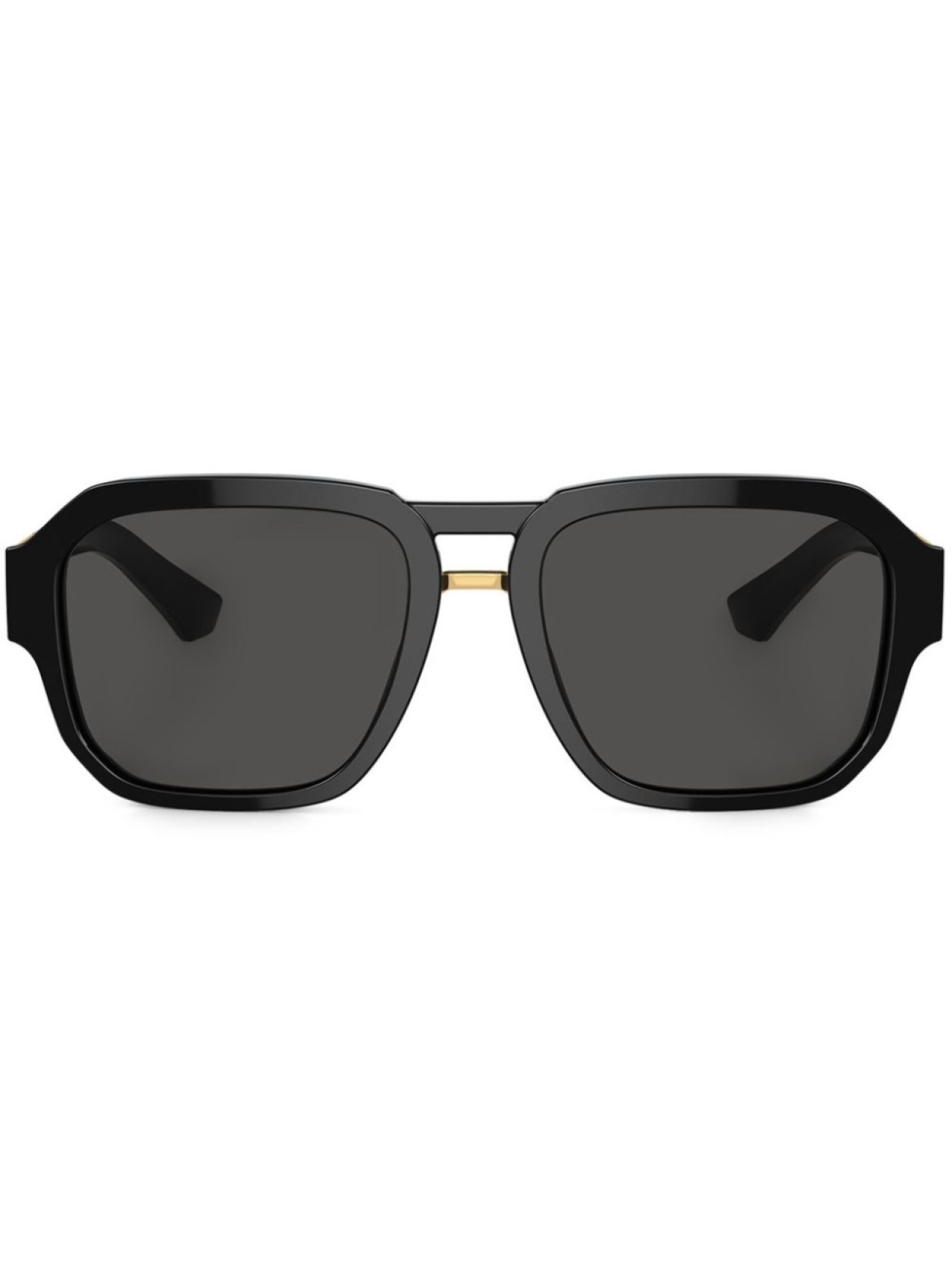 Dolce & Gabbana Eyewear солнцезащитные очки с логотипом, черный 
Dolce & Gabbana Eyewear солнцезащитные очки с логотипом, черный