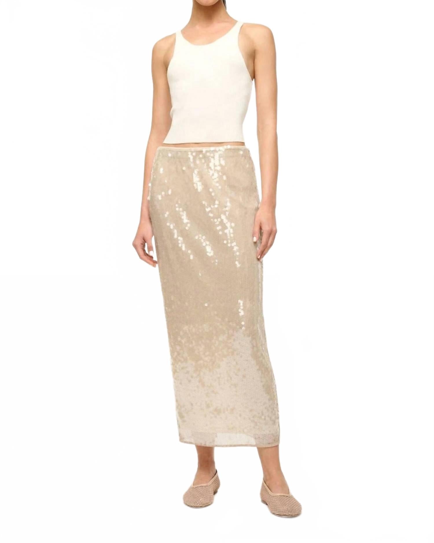 Юбка миди Casey в лунном цвете STAUD, moon
Юбка миди Casey в лунном цвете STAUD, moon