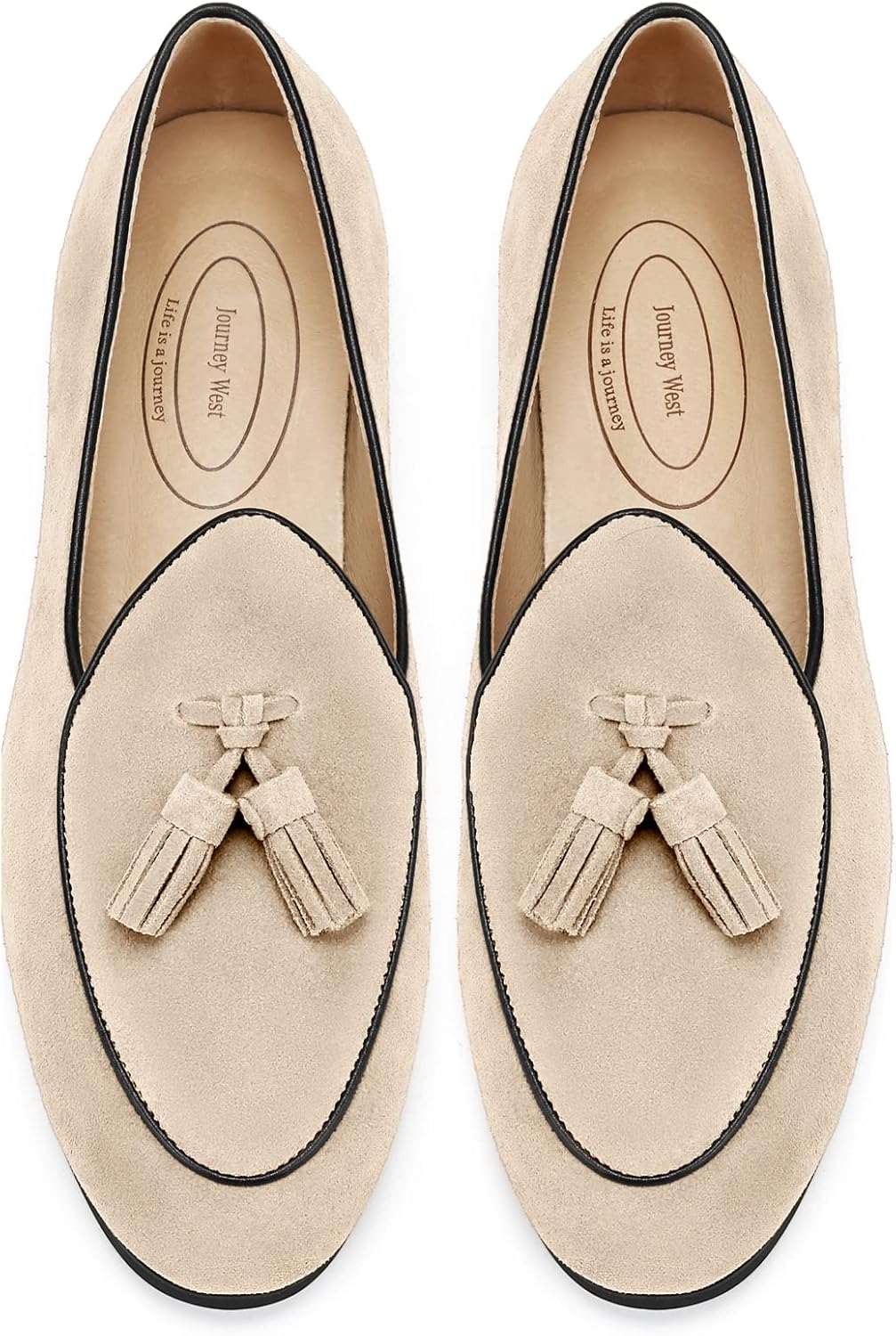 Мужские замшевые Бельгийские лоферы Journey West для мужчин, удобные слипоны, повседневные лоферы с монеткой, бежевый
Мужские замшевые Бельгийские лоферы Journey West для мужчин, удобные слипоны, повседневные лоферы с монеткой, бежевый