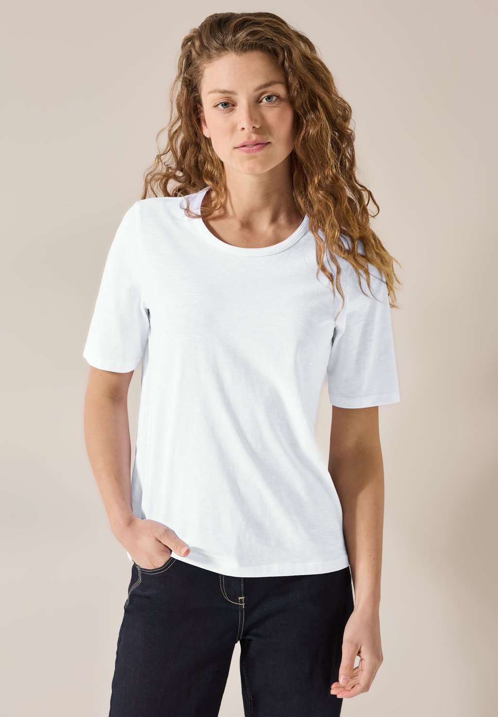 Базовая футболка Cecil, белый
Базовая футболка Cecil, белый