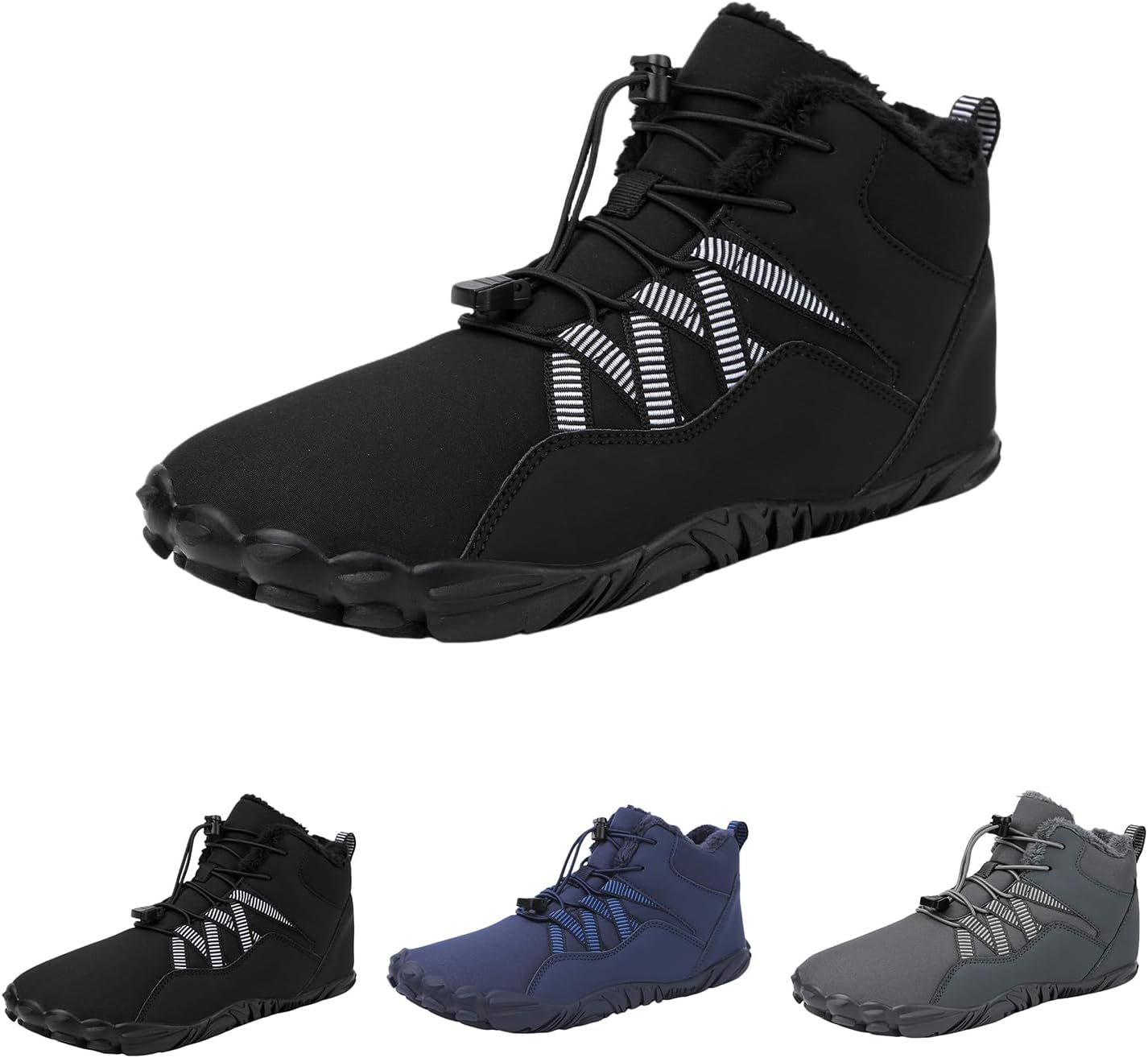 Зимние кроссовки для женщин, водонепроницаемые, против скольжения, теплые снегоступы с широкой передней частью, кроссовки с нулевым перепадом Zwrxw, черный
Зимние кроссовки для женщин, водонепроницаемые, против скольжения, теплые снегоступы с широкой передней частью, кроссовки с нулевым перепадом Zwrxw, черный