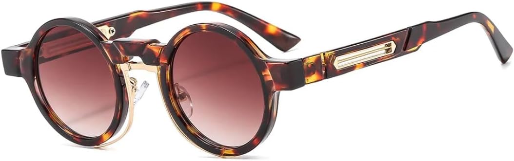 Солнцезащитные очки для мужчин и женщин - защита UV400 - маленькие круглые, в стиле панк, градиентные цвета, для занятий спортом на открытом воздухе и вождения DSVIGF, Tyj219-6
Солнцезащитные очки для мужчин и женщин - защита UV400 - маленькие круглые, в стиле панк, градиентные цвета, для занятий спортом на открытом воздухе и вождения DSVIGF, Tyj219-6