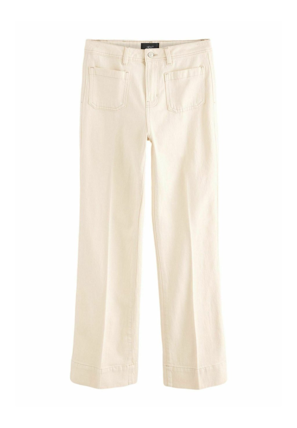 Джинсы свободного кроя PATCH POCKET WIDE LEG Next, белый 
Джинсы свободного кроя PATCH POCKET WIDE LEG Next, белый
