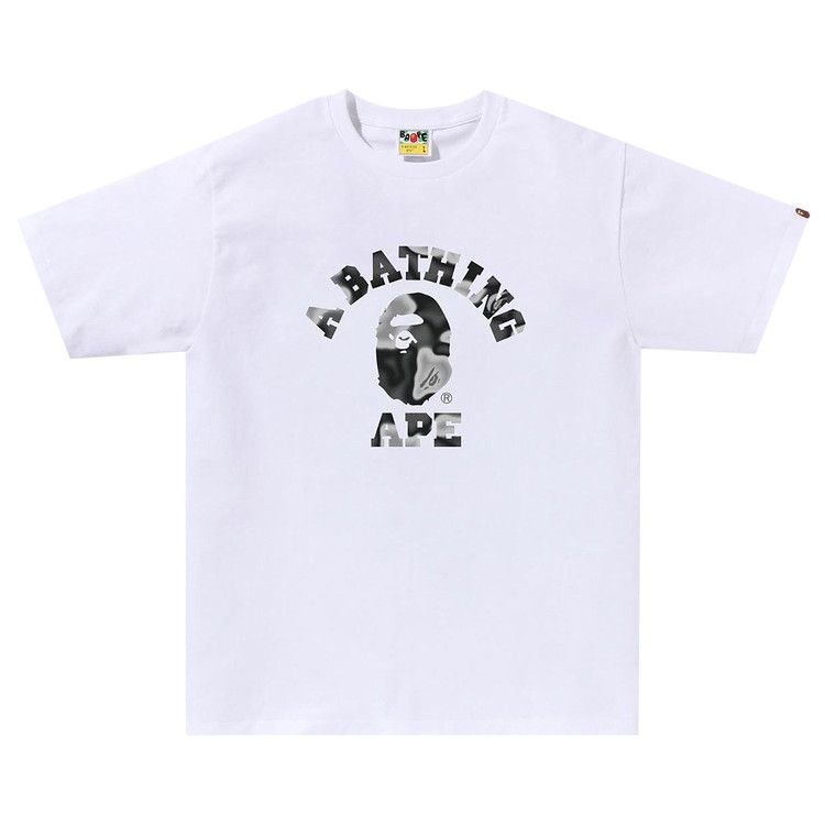 Футболка BAPE Liquid Camo College Tee, White/Black
Футболка BAPE Liquid Camo College Tee, White/Black