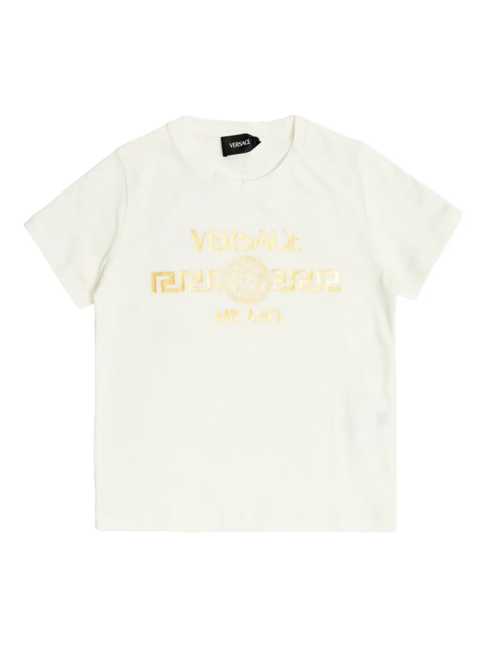 Футболка с принтом Medusa Versace Kids, нейтральный
Футболка с принтом Medusa Versace Kids, нейтральный