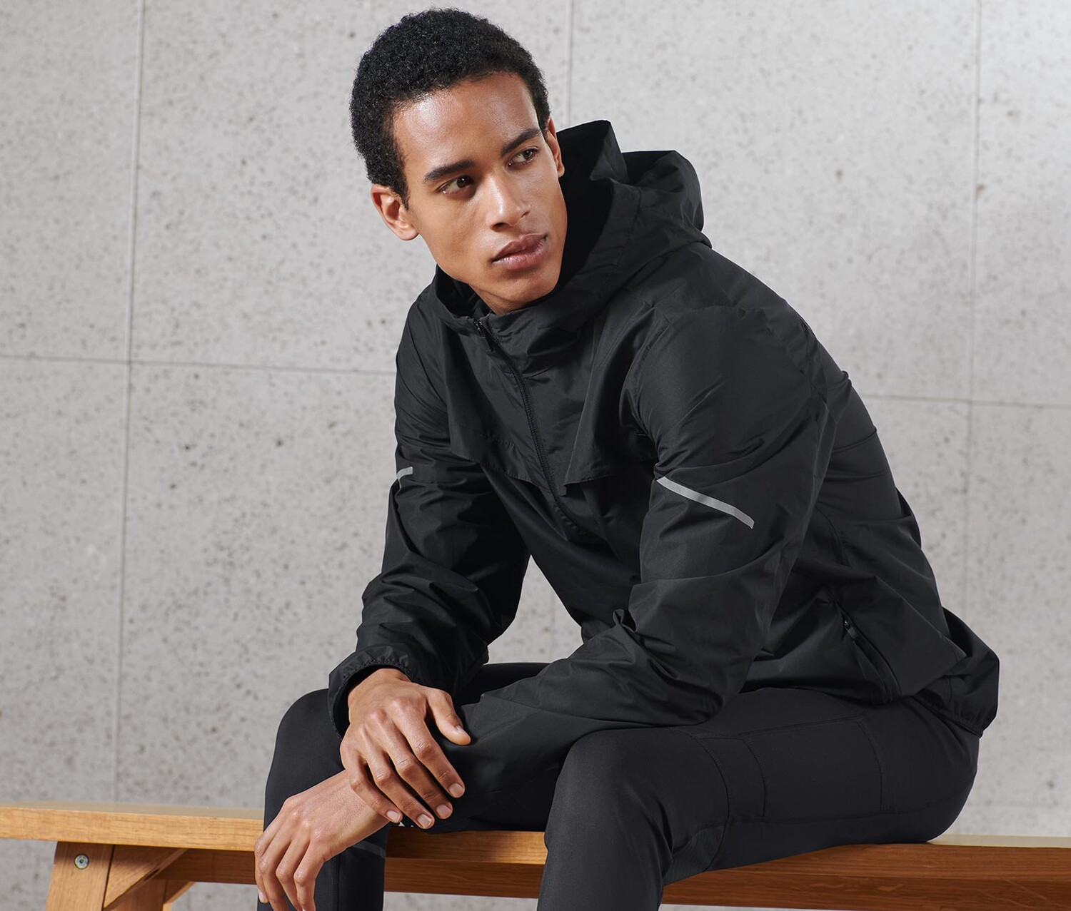 Ветрозащитная куртка Tchibo, черный
Ветрозащитная куртка Tchibo, черный