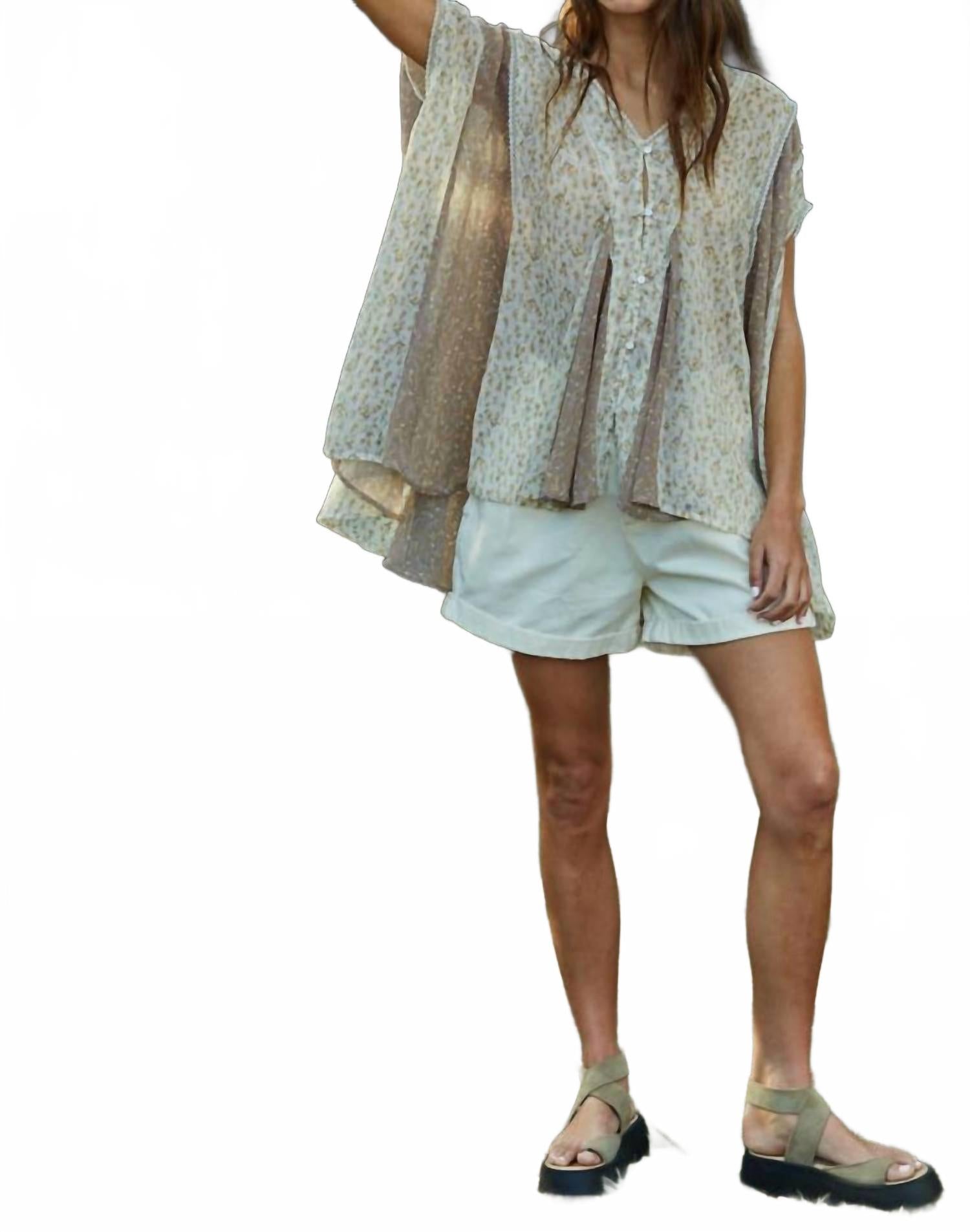 Памятный цветочный топ в кремово-молочном оттенке By Together
Памятный цветочный топ в кремово-молочном оттенке By Together