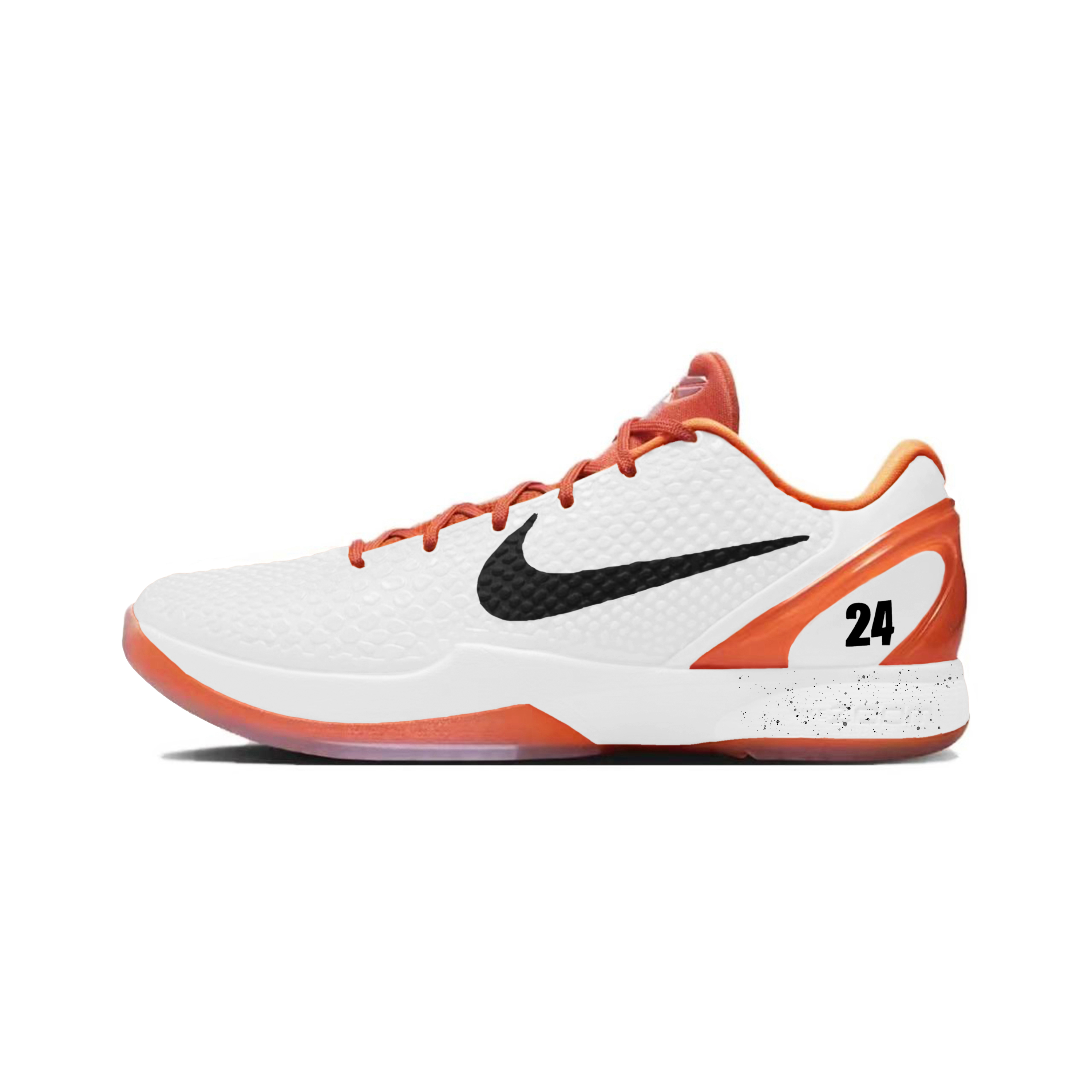 Nike Кроссовки баскетбольные низкие Zoom Kobe 6 Protro Total Orange White Orange Abrasion Resistant Unisex White
Nike Кроссовки баскетбольные низкие Zoom Kobe 6 Protro Total Orange White Orange Abrasion Resistant Unisex White