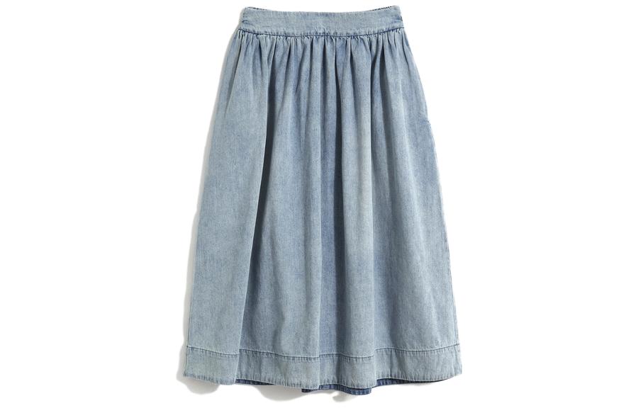 Джинсовая длинная юбка женская светло-голубая GAP
Джинсовая длинная юбка женская светло-голубая GAP