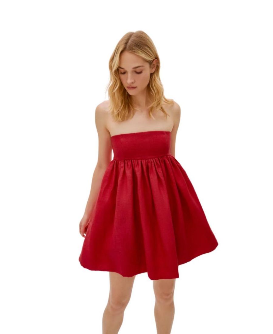 Женское льняное платье без бретелей Миконос Labeca London, Red
Женское льняное платье без бретелей Миконос Labeca London, Red