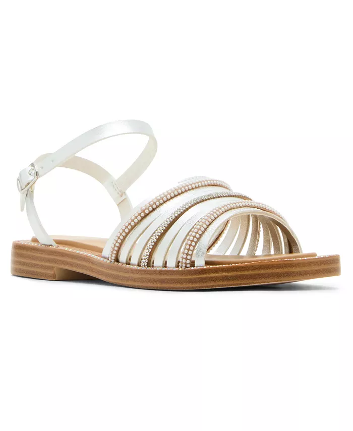 Сандалии J-Playful Strappy для девочек Steve Madden, серый 
Сандалии J-Playful Strappy для девочек Steve Madden, серый