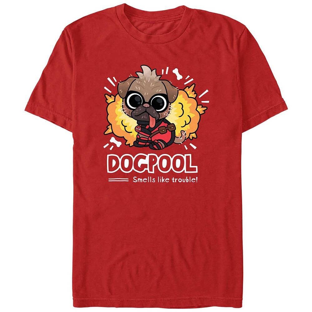 Мужская футболка с рисунком Deadpool And Wolverine Dogpool Trouble Licensed Character, красный
Мужская футболка с рисунком Deadpool And Wolverine Dogpool Trouble Licensed Character, красный