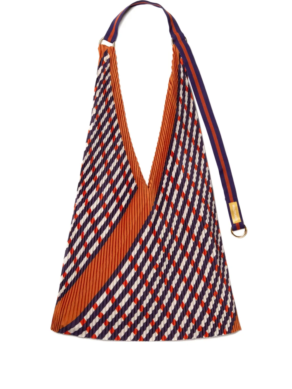 Плиссированная сумка-тоут с полосатым узором MULTITUDES BAGS, оранжевый
Плиссированная сумка-тоут с полосатым узором MULTITUDES BAGS, оранжевый