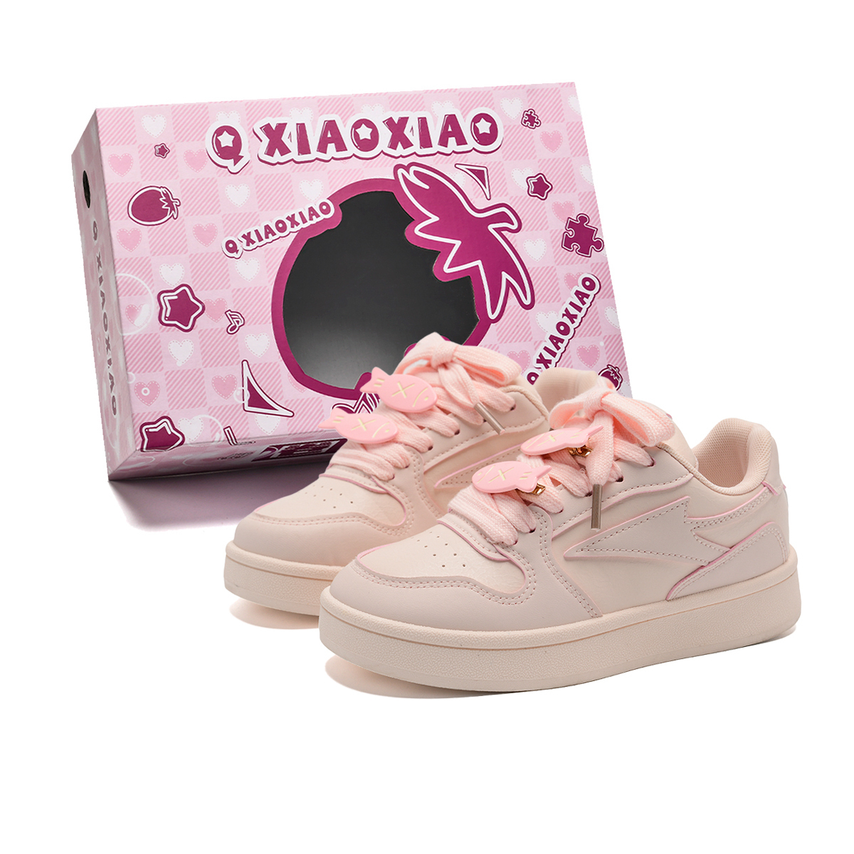 Circle small Увеличенная высота покрытия устойчивые к истиранию легкие низкие скейтбордские кроссовки унисекс - розовый цвет сакуры (усовершенствованные аксессуары рыбы)
Circle small Увеличенная высота покрытия устойчивые к истиранию легкие низкие скейтбордские кроссовки унисекс - розовый цвет сакуры (усовершенствованные аксессуары рыбы)