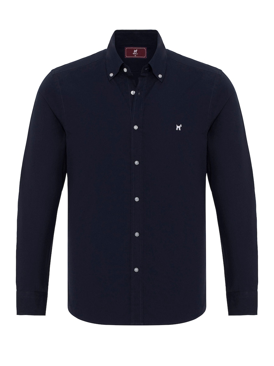 Рубашка на пуговицах классического кроя Williot, Night Blue
Рубашка на пуговицах классического кроя Williot, Night Blue