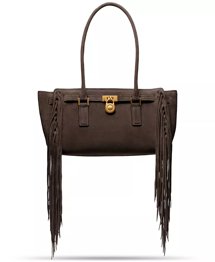 Сумка-тоут Hamilton среднего размера из кожи East West Michael Kors, коричневый
Сумка-тоут Hamilton среднего размера из кожи East West Michael Kors, коричневый