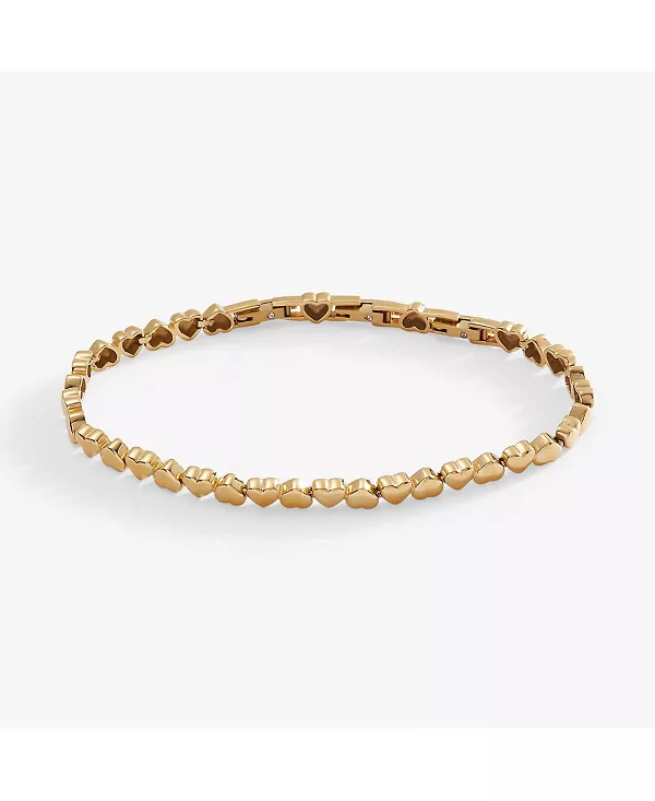 Теннисный браслет в форме сердца Alex And Ani, gold
Теннисный браслет в форме сердца Alex And Ani, gold