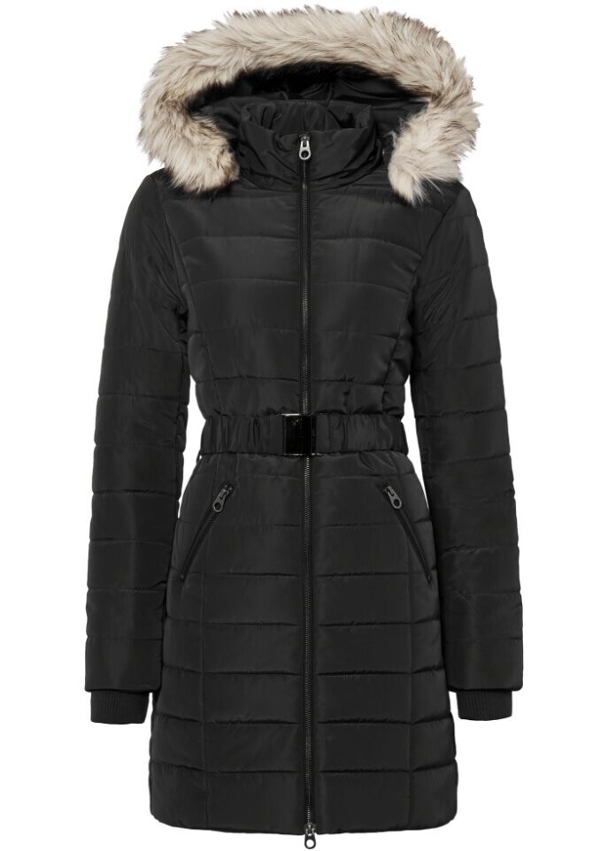 Стеганая куртка с поясом Rainbow, черный 
Стеганая куртка с поясом Rainbow, черный