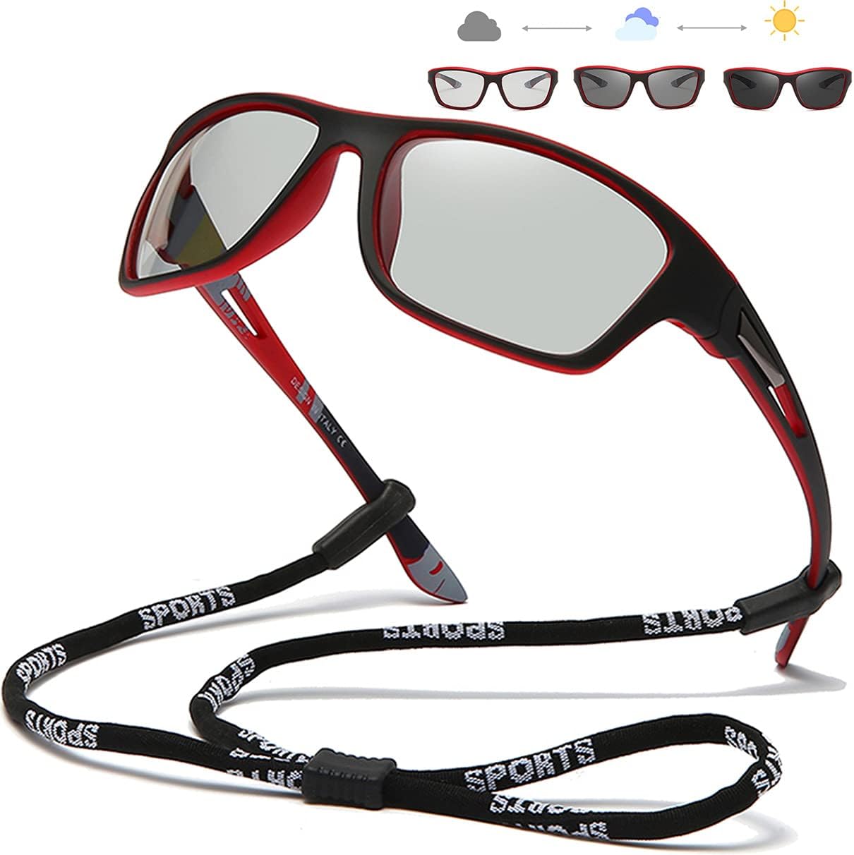 Фотохромные поляризованные солнцезащитные очки для рыбалки для мужчин и женщин, с защитой от УФ-излучения, для езды на велосипеде, вождения и занятий спортом HCYCFY, Red Frame/Photochromic Lens
Фотохромные поляризованные солнцезащитные очки для рыбалки для мужчин и женщин, с защитой от УФ-излучения, для езды на велосипеде, вождения и занятий спортом HCYCFY, Red Frame/Photochromic Lens