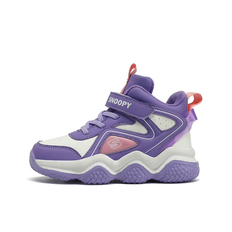 Кроссовки для бега с противоскользящей амортизацией, теплые, детские SNOOPY, фиолетовый
Кроссовки для бега с противоскользящей амортизацией, теплые, детские SNOOPY, фиолетовый