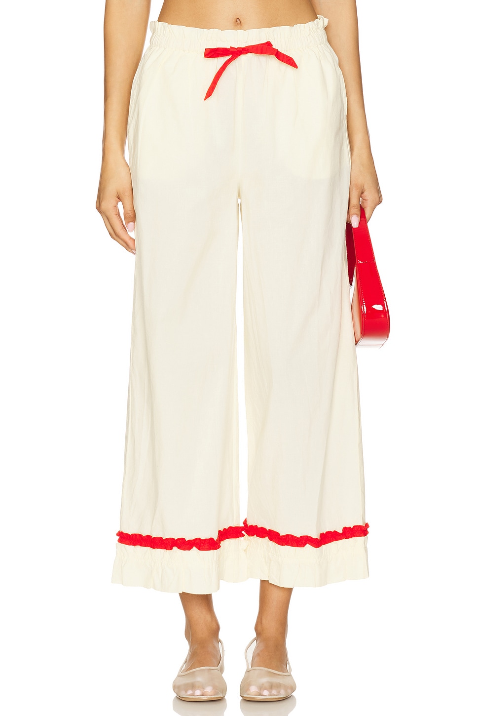 Брюки Tula с оборками на подоле Damson Madder, butter & red
Брюки Tula с оборками на подоле Damson Madder, butter & red