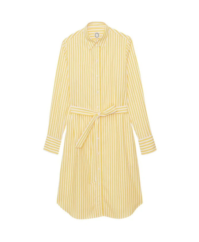 Желтое платье рубашка с поясом Ines De La Fressange Paris, желтый
Желтое платье рубашка с поясом Ines De La Fressange Paris, желтый