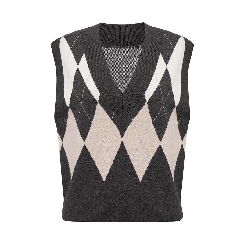 Жилет шерстяной Deep Breath в жаккардовом стиле, синий / абрикосовый
Жилет шерстяной Deep Breath в жаккардовом стиле, синий / абрикосовый