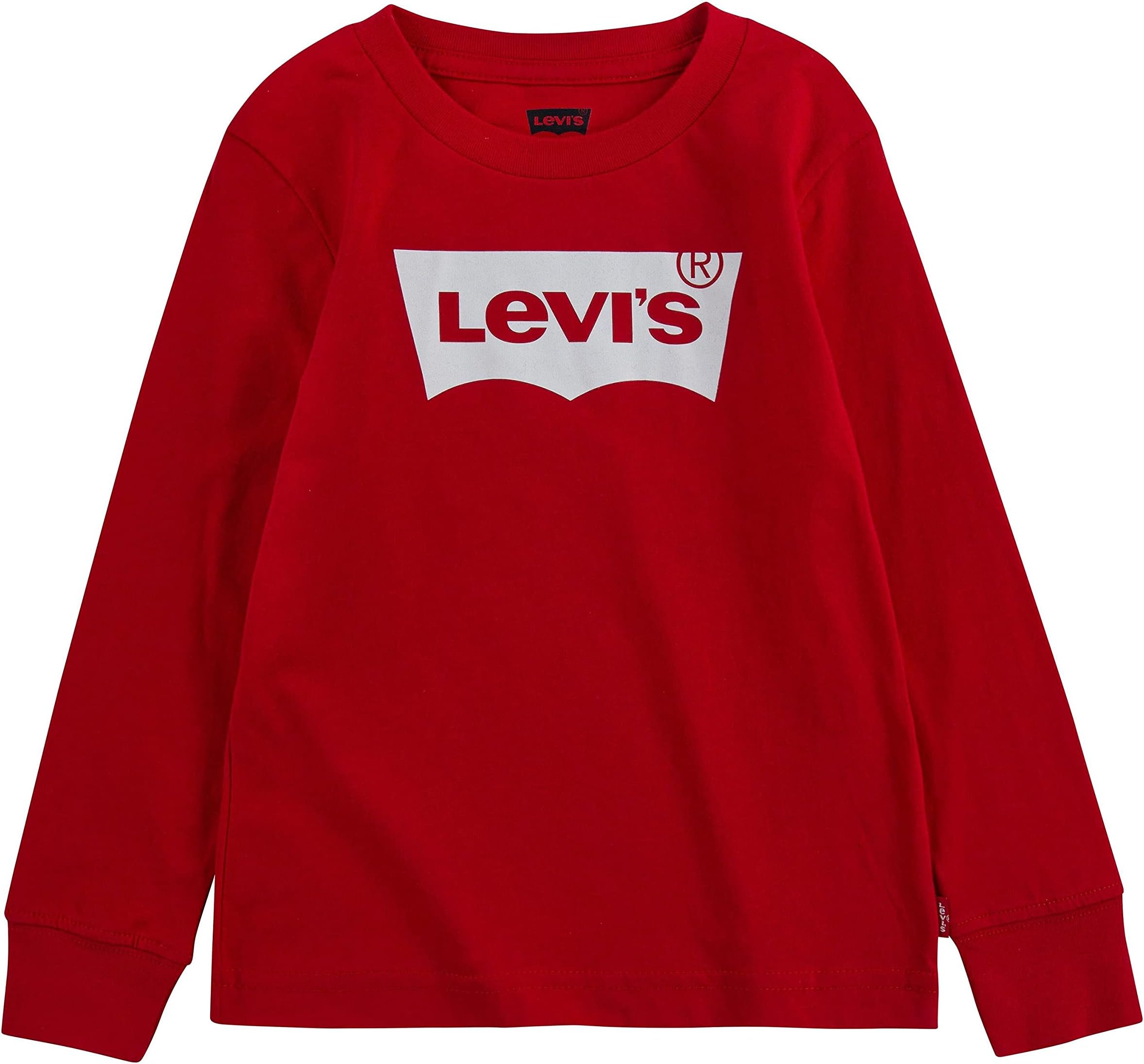 Футболка Levi's Kids Long Sleeve Batwing T-Shirt (Toddler), цвет Super Red 
Футболка Levi's Kids Long Sleeve Batwing T-Shirt (Toddler), цвет Super Red
