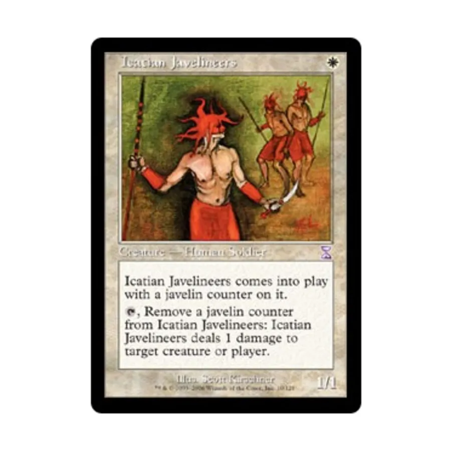 CCG Икатийские дротики (клавиша R), MTG - Time Spiral, Time-Shifted 
CCG Икатийские дротики (клавиша R), MTG - Time Spiral, Time-Shifted