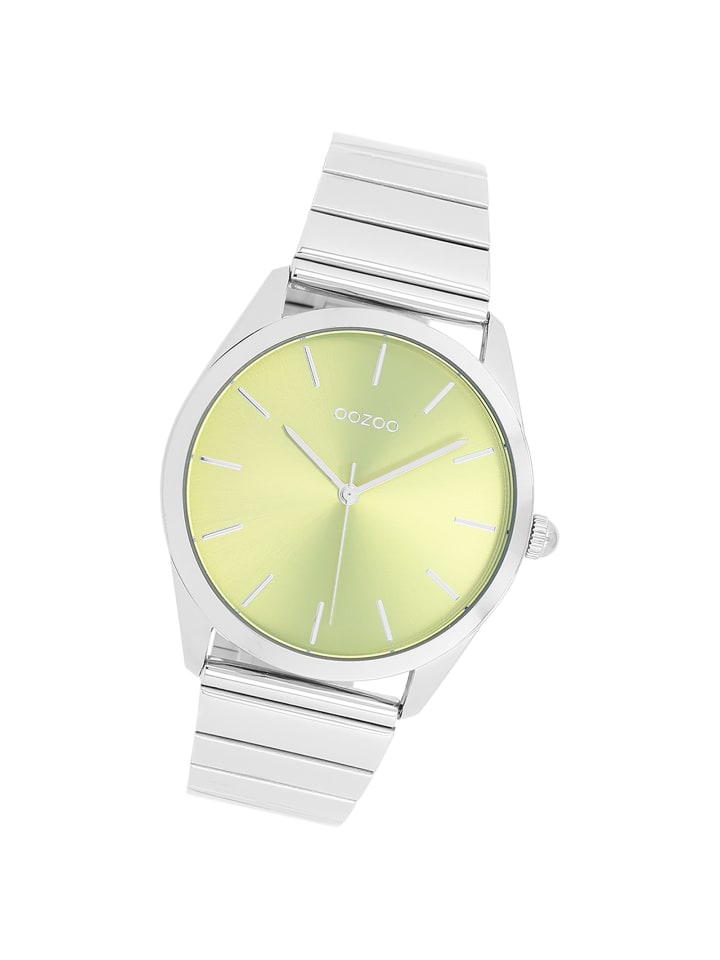 Аналоговые наручные часы Oozoo Timepieces, серебристые, большие (примерно 40 мм)
Аналоговые наручные часы Oozoo Timepieces, серебристые, большие (примерно 40 мм)