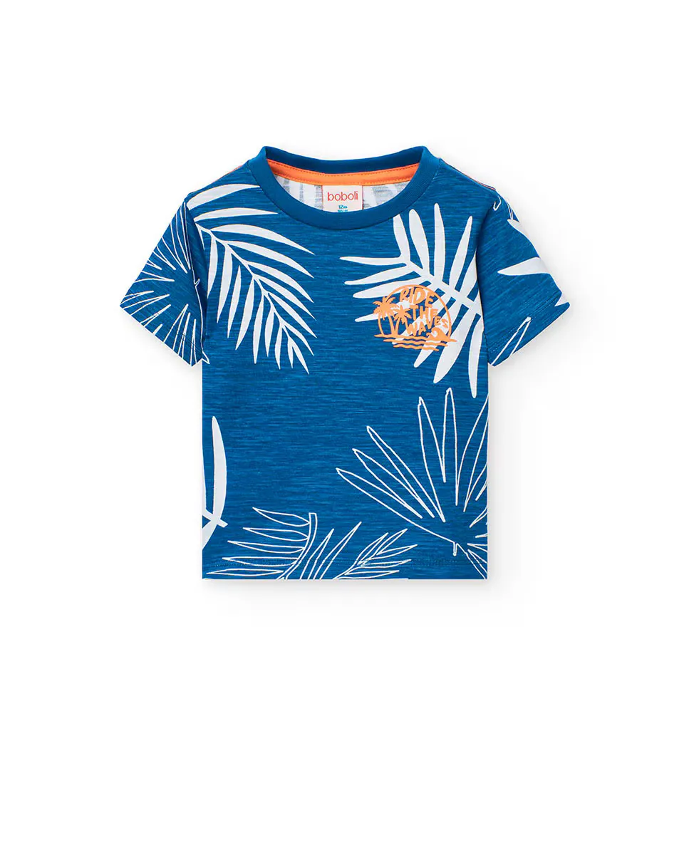 Футболка с коротким рукавом и принтом для мальчика Boboli, синий индиго
Футболка с коротким рукавом и принтом для мальчика Boboli, синий индиго