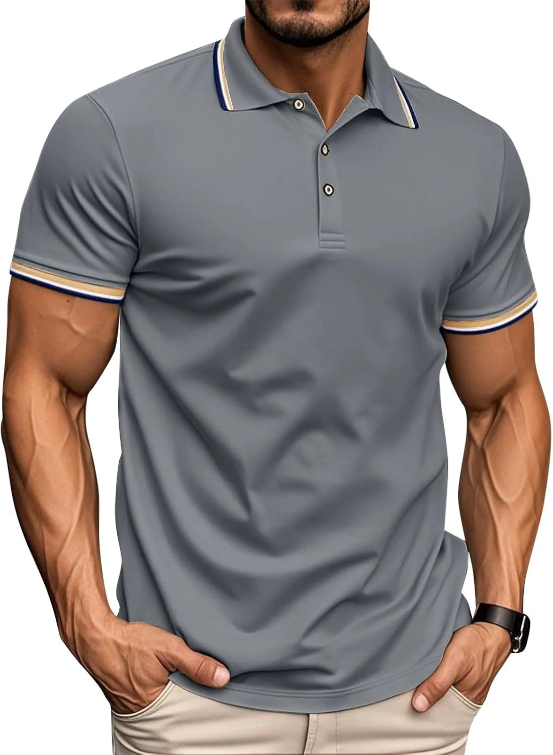 Мужская поло для гольфа, короткий рукав, размеры M-3XL
Мужская поло для гольфа, короткий рукав, размеры M-3XL